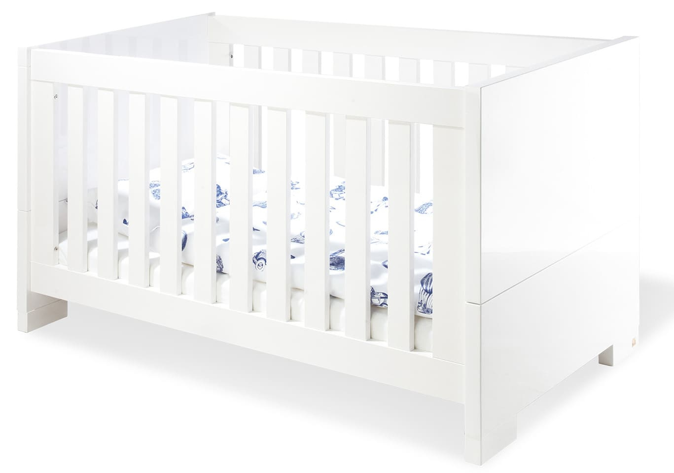 Chambre bébé Sky blanc: Lit, commode, armoire Pinolino Lit