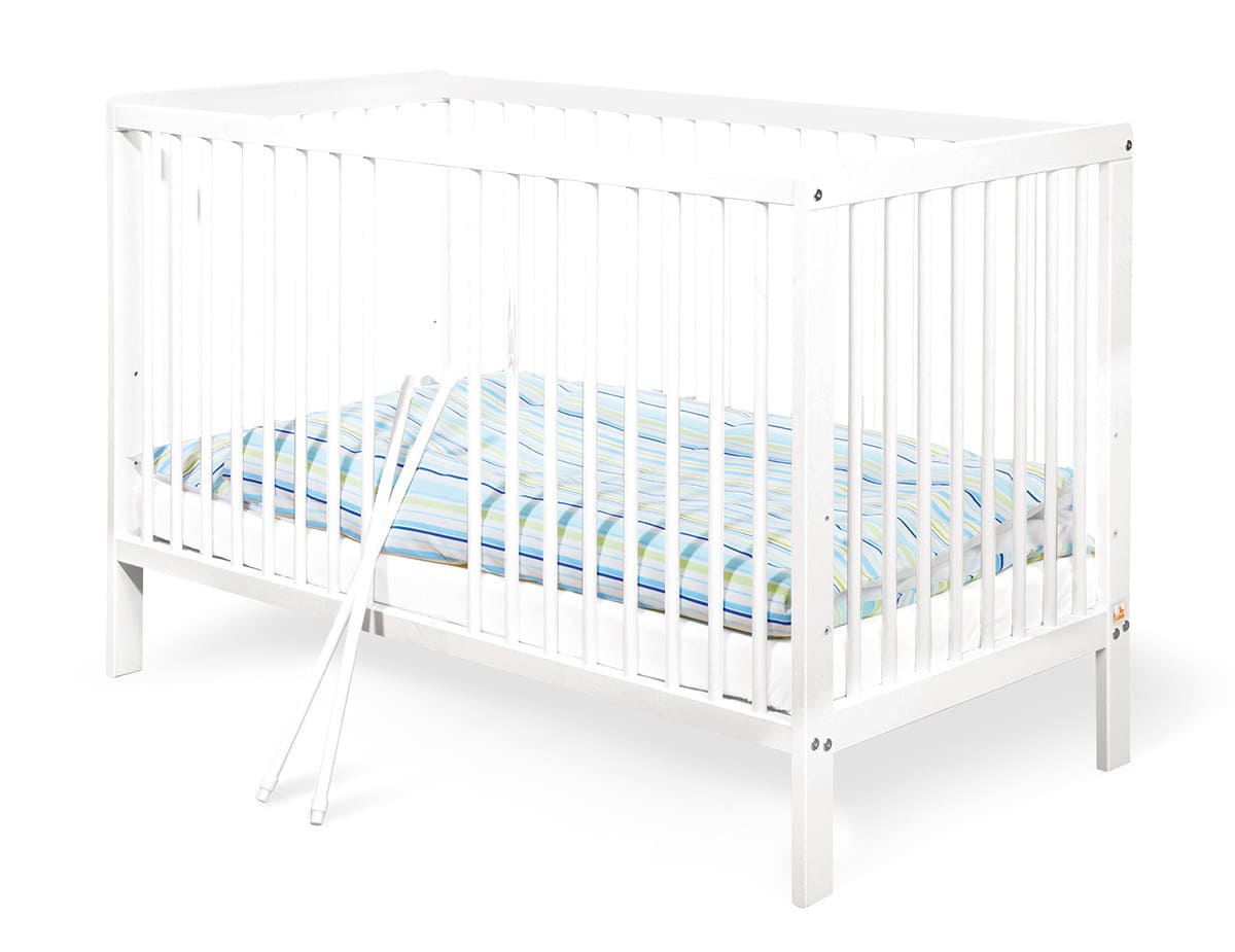 Lit bébé Lenny blanc 60 x 120 Pinolino Produit