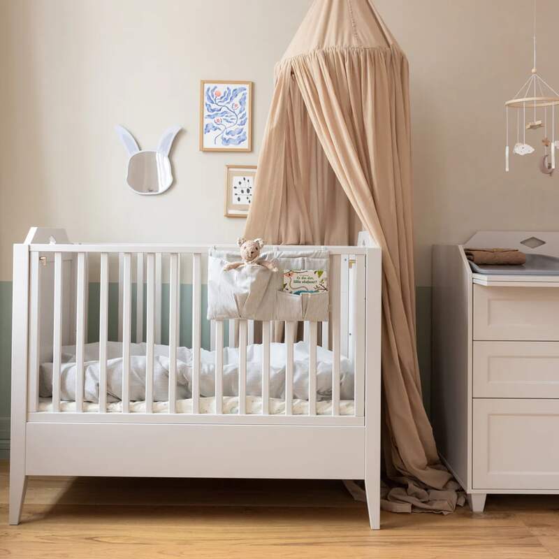 Lit de bébé Luca - FSC Mix - White Cam Cam lifestyle