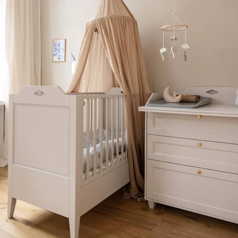 Lit de bébé Luca - FSC Mix - White Cam Cam lifestyle2