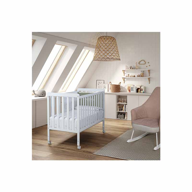 Lit bébé Nordika 120 x 60 cm Blanc Micuna Ambiance 2