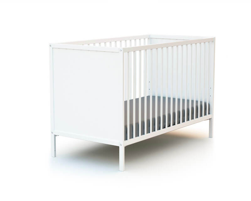 Lit bébé à panneaux Webaby 60x120 blanc AT4