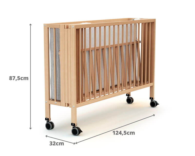 Webaby - Lit bébé Pliant 60x120 : : Bébé et Puériculture