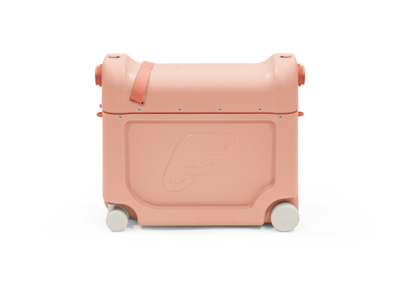 Lit bébé valise BedBox 2.0 de JetKids Coral Pink Stokke face