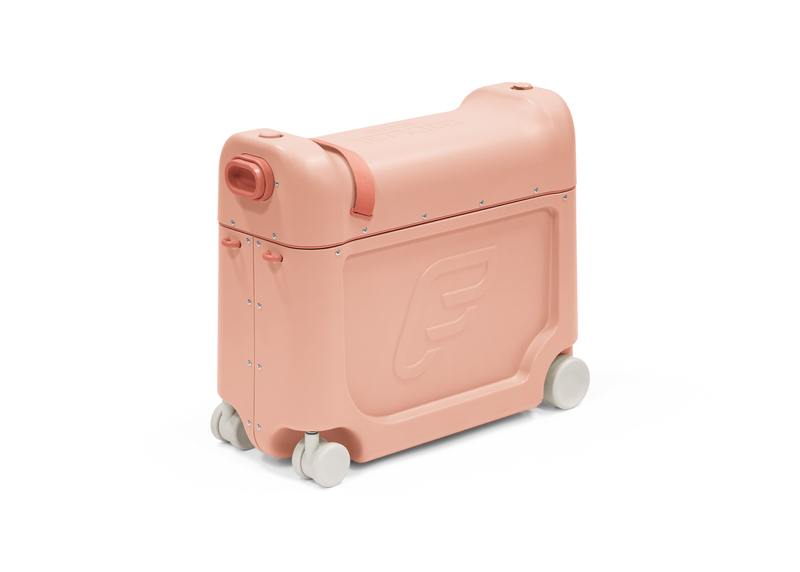Lit bébé valise BedBox 2.0 de JetKids Coral Pink Stokke profil