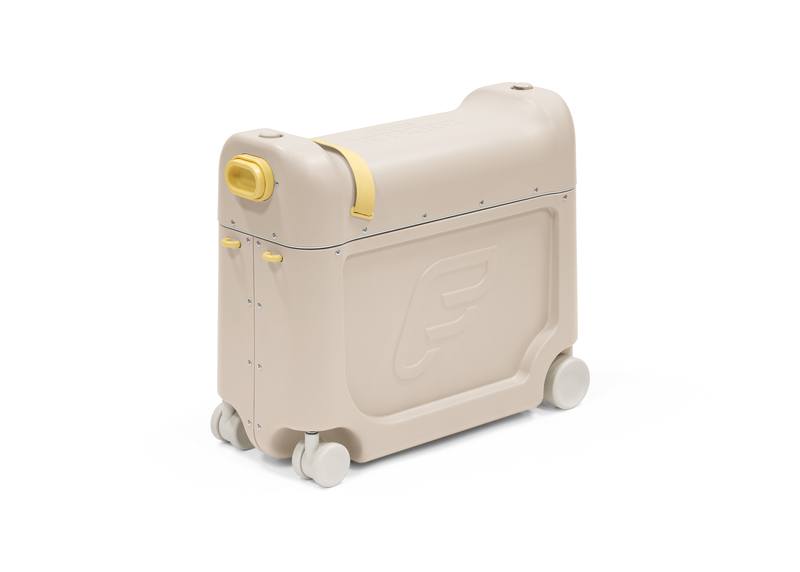 Lit bébé valise BedBox 2.0 de JetKids Moonglow White Stokke profil