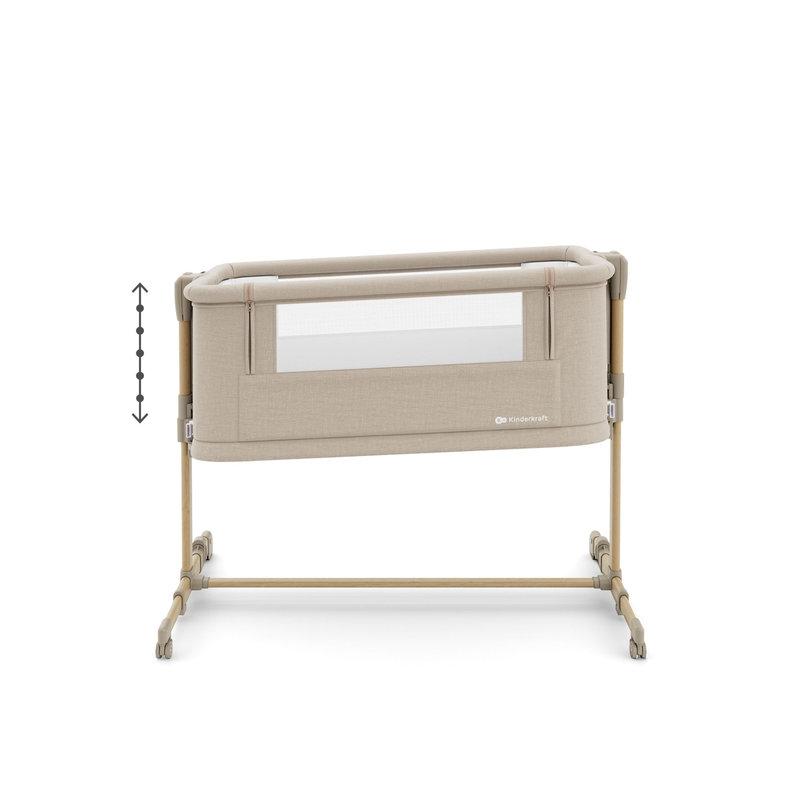 Lit cododo Nestee Grow 2 Bois/Beige KINDERKRAFT hauteur