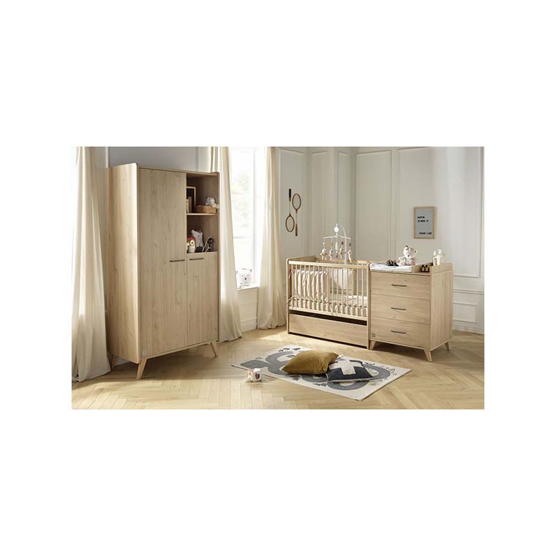 Lit chambre transformable 120x60 Nature SAUTHON : Comparateur