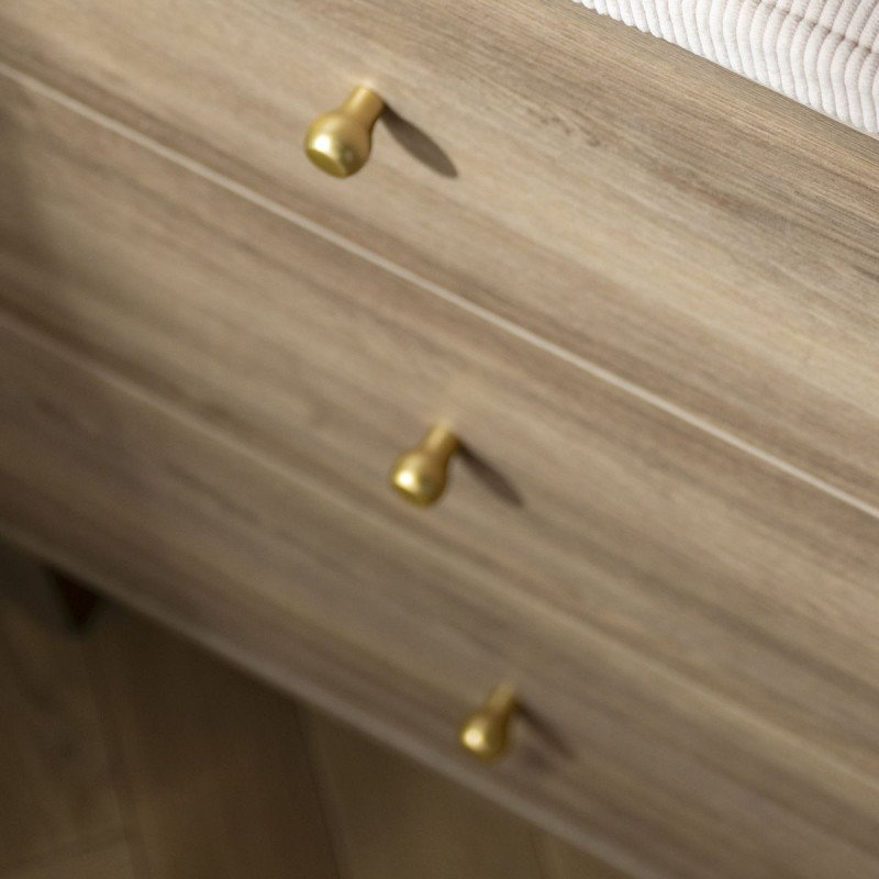 Lit combiné évolutif Mokka Sauthon poignées