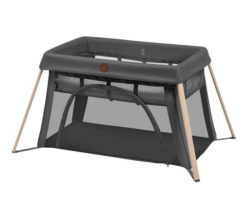 Lit de voyage Calao Light Beyond Graphite Eco MAXI COSI cote