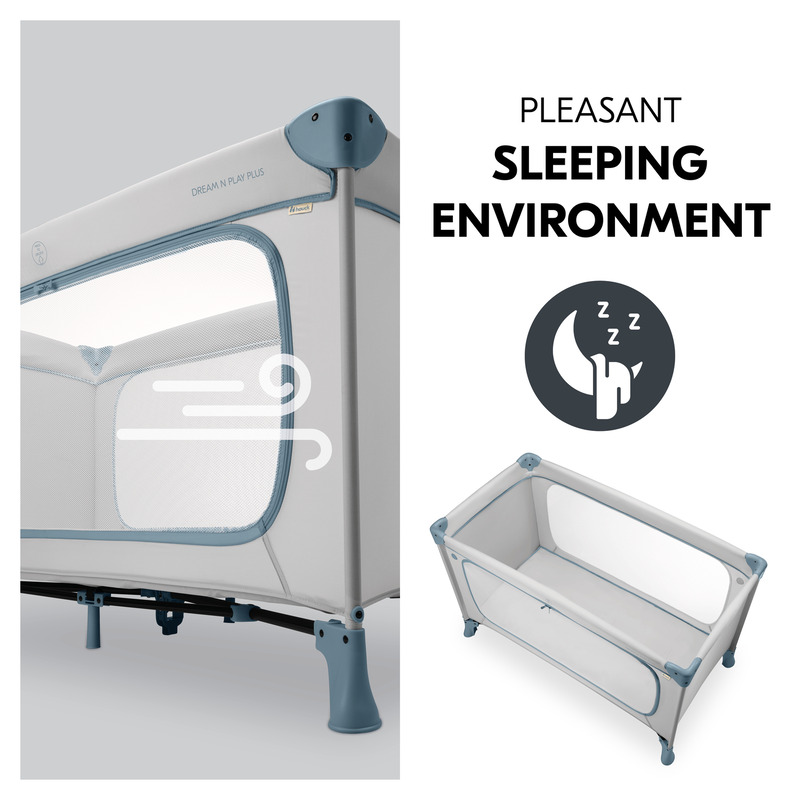 Lit de voyage Dream N Play Plus Dusty Hauck aeration