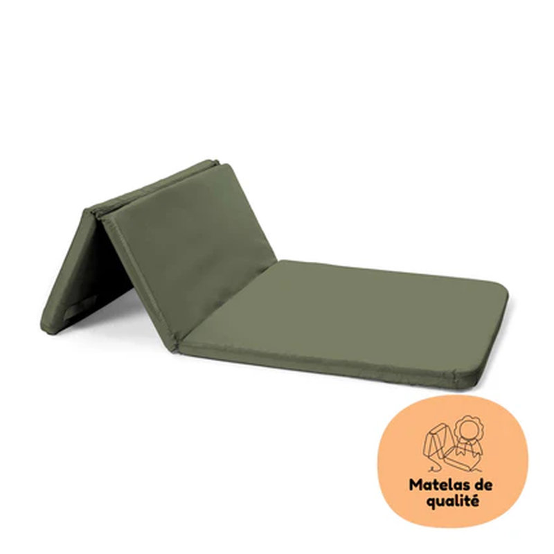 Lit de voyage pliant Instant Green Moss Aeromoov matela 