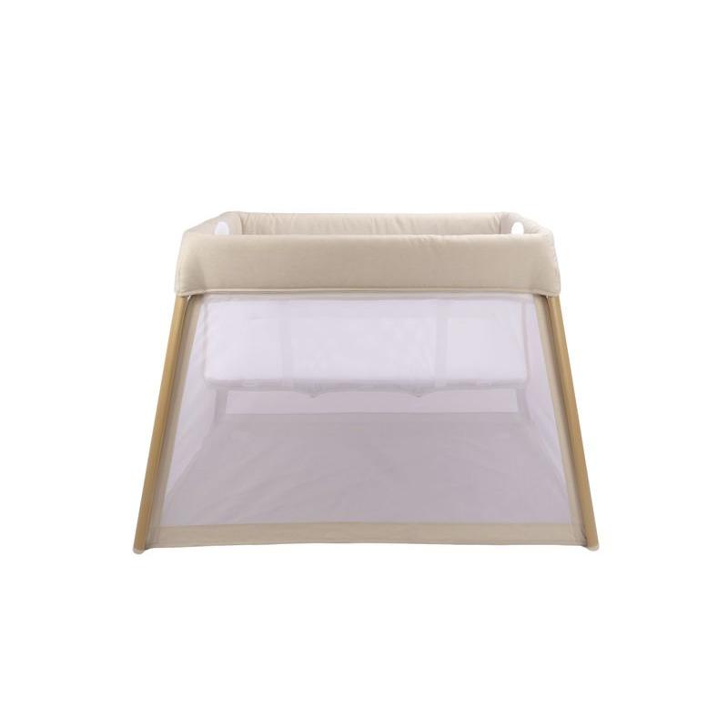 Lit De Voyage Pure White BO JUNGLE de face matelas haut