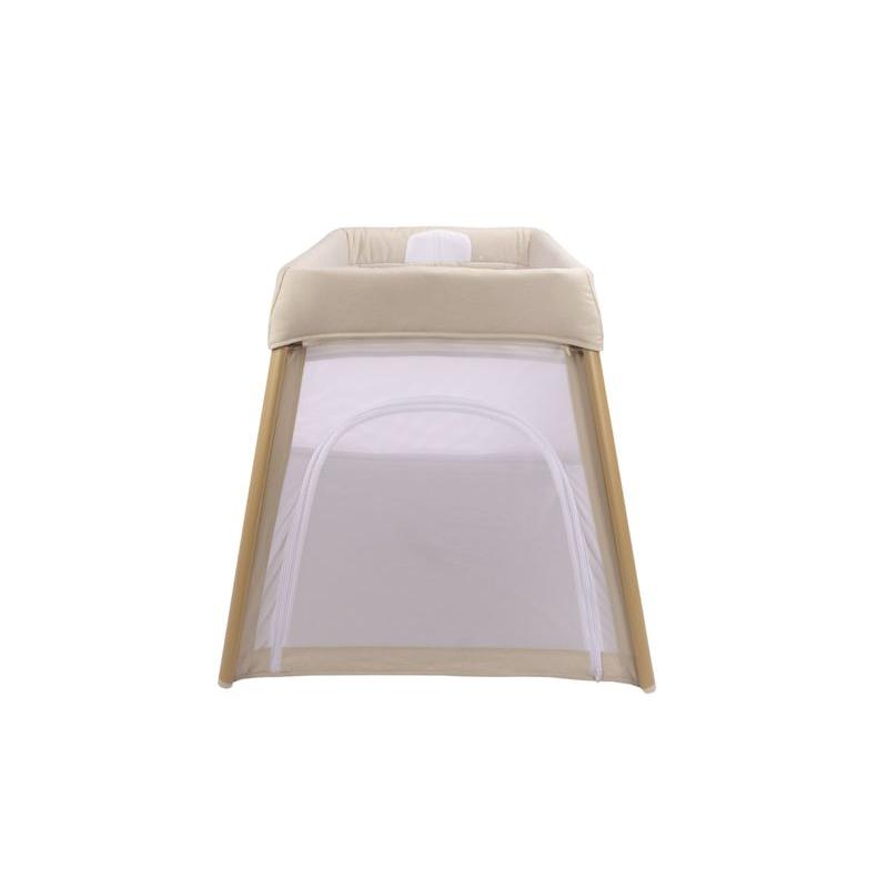 Lit De Voyage Pure White BO JUNGLE de côté matelas haut