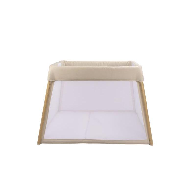 Lit De Voyage Pure White BO JUNGLE de face matelas bas