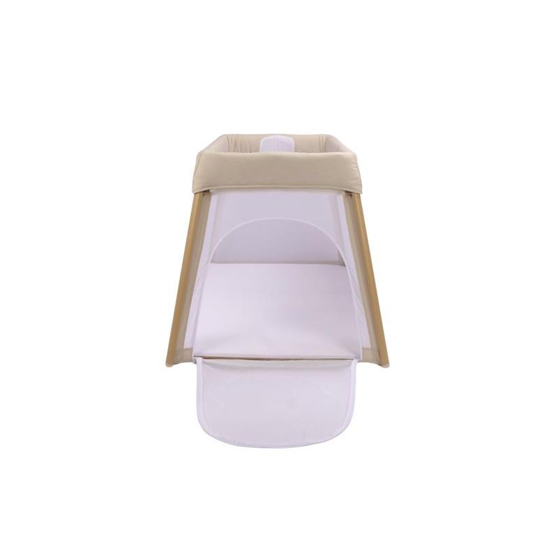 Lit De Voyage Pure White BO JUNGLE de côté ouvert