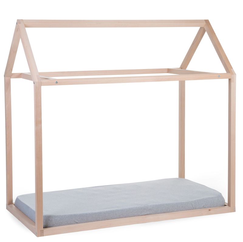 ‌Lit enfant Cabane 70 x 140 cm Naturel Chidhome Structure