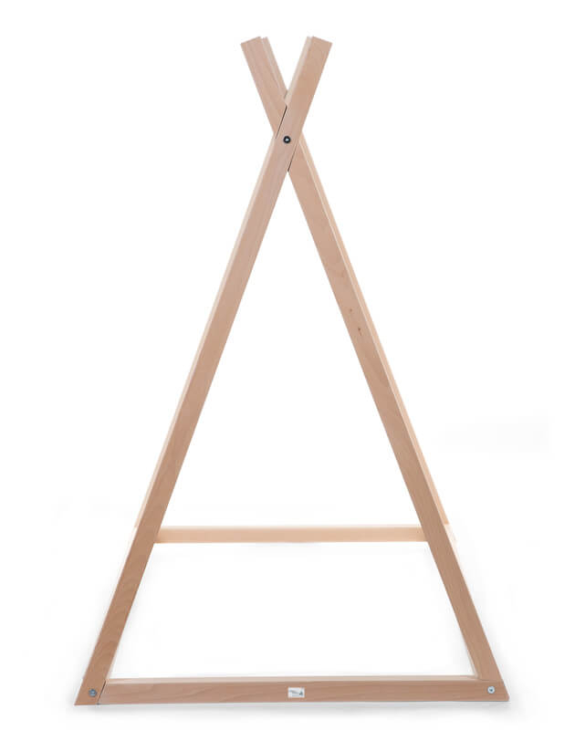 Lit enfant Tipi 90 x 200 cm Naturel Childhome Latéral