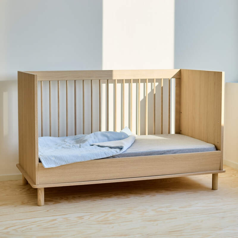 Lit évolutif 70x140 cm Nordica Naturel Childhome lifestyle