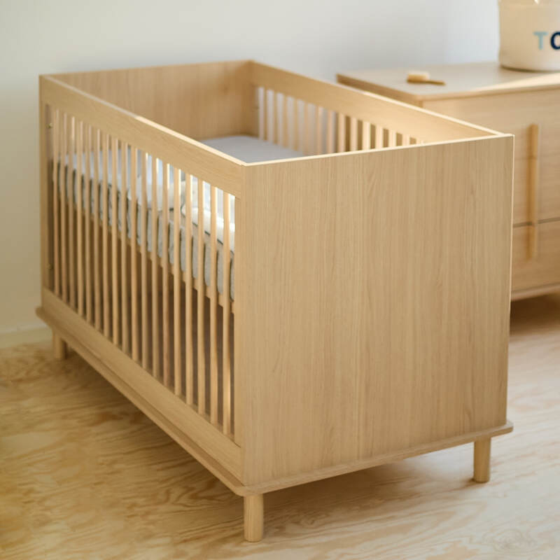 Lit évolutif 70x140 cm Nordica Naturel Childhome lifestyle4