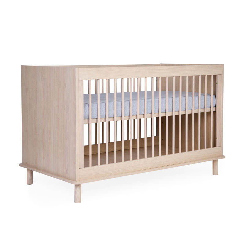 Lit évolutif 70x140 cm Nordica Naturel Childhome matelas