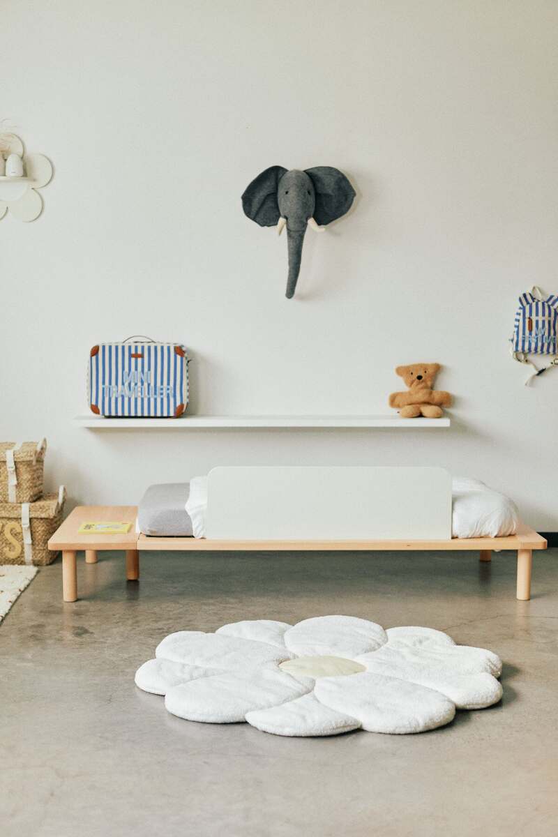 Lit évolutif Evobed 140x70 Ecru Naturel Childhome lifestyle2