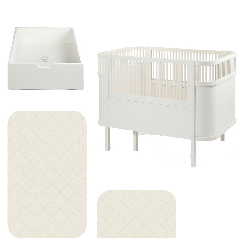 Lit évolutif Sebra avec matelas Sebra cover