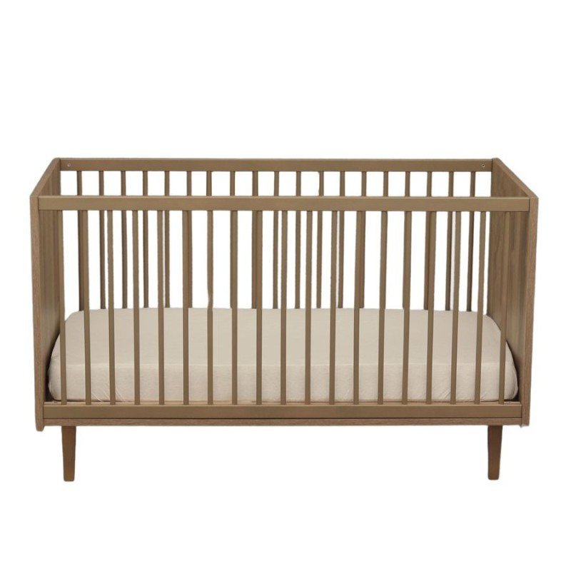 Lit Little Big Bed 70 x 140 Mokka Sauthon lit bébé face