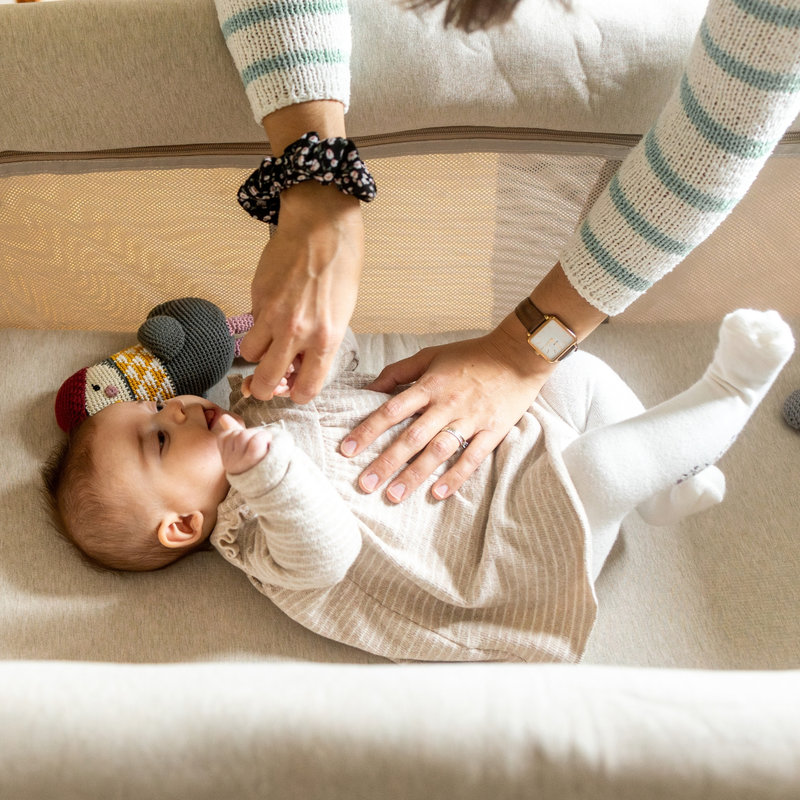 Lit parapluie 3 en 1 Eazy sleep Argile / Gazelle Beaba lifestyle 4