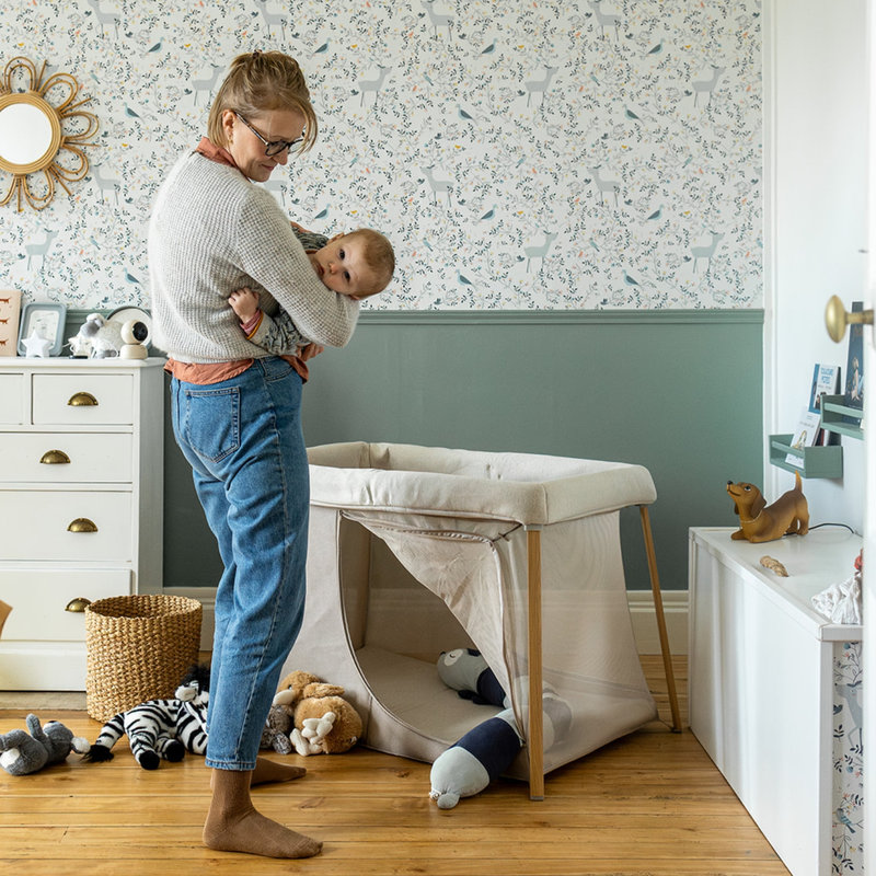 Lit parapluie 3 en 1 Eazy sleep Argile / Gazelle Beaba lifestyle 5