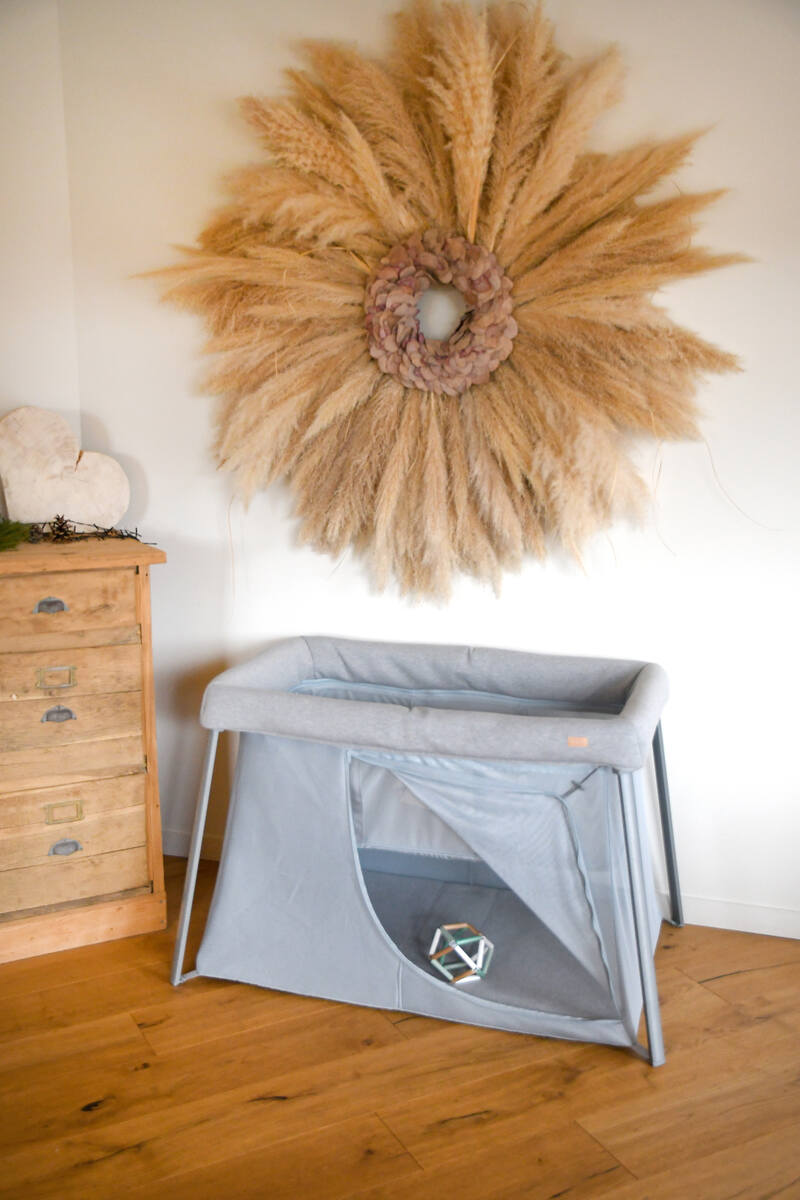 Lit parapluie 3 en 1 - Eazy sleep - Gris chiné / Galet Beaba lifestyle 2