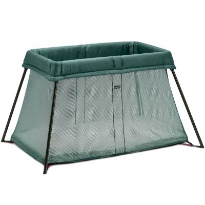 Pack Lit Parapluie Light Babybjorn + drap housse Babybjorn vert
