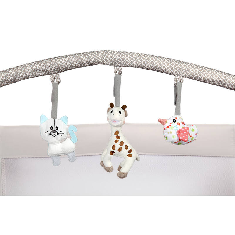 Lit Parapluie Optic Z Sophie la Girafe So Chic Renolux arche