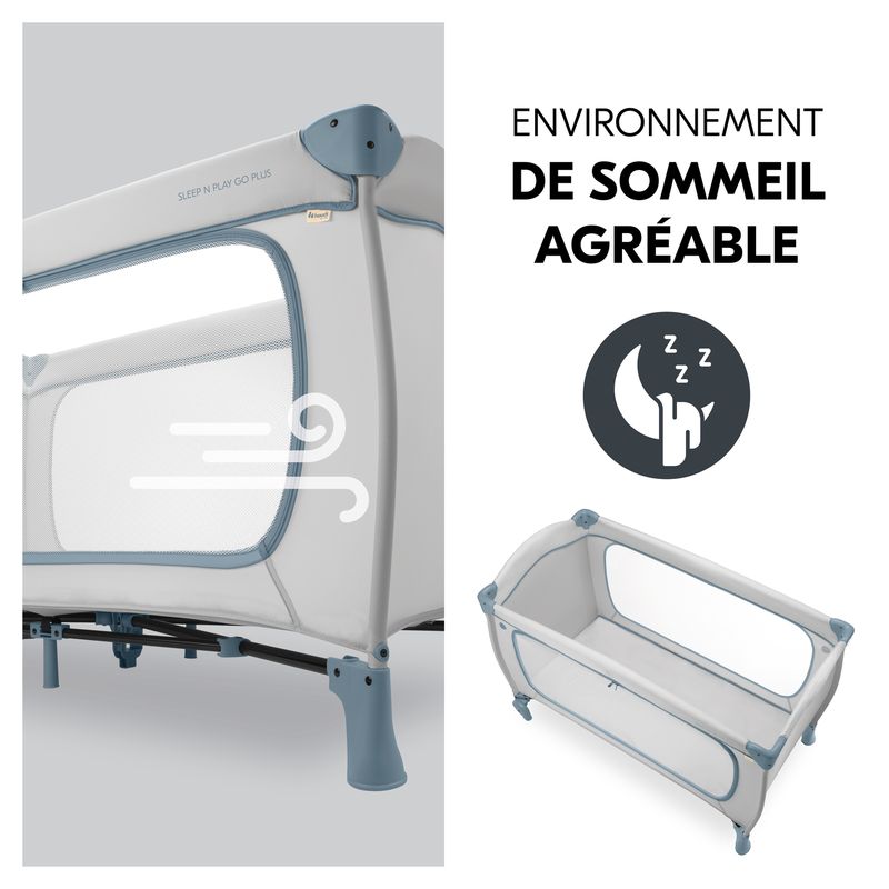 Lit parapluie Sleep N Play Go Plus Hauck filets