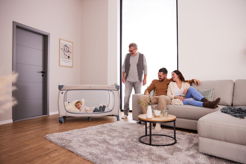 Lit parapluie Sleep N Play Go Plus Hauck lifestyle 2