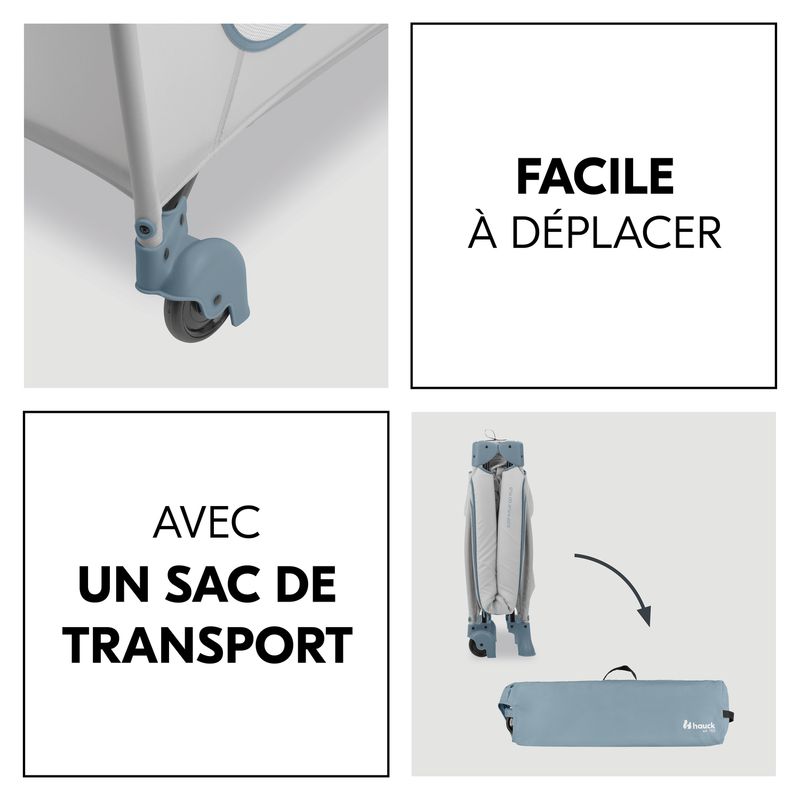 Lit parapluie Sleep N Play Go Plus Hauck sac de transport