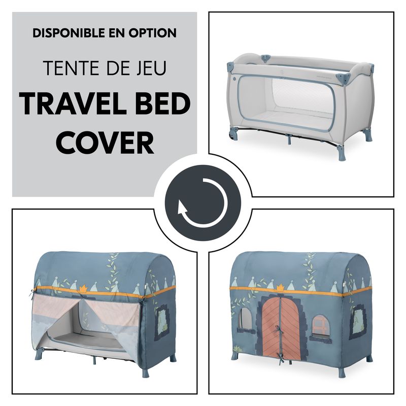 Lit parapluie Sleep N Play Go Plus Hauck tente en option