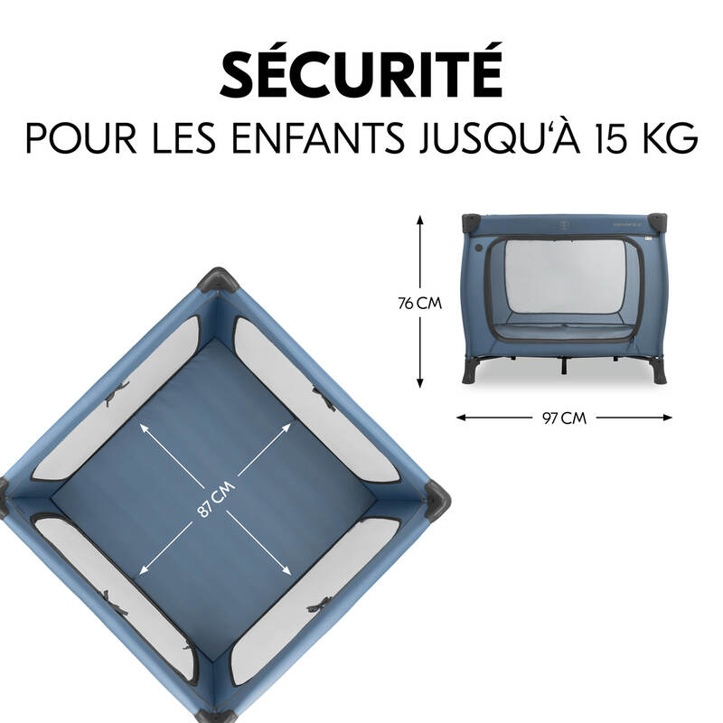 Lit parapluie Sleep N Play SQ Set  Hauck securite