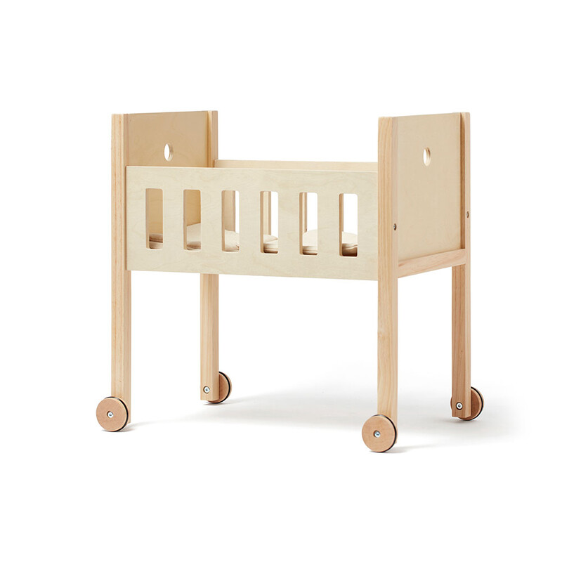 Kid's Concept Poussette en Bois - Nature - Mes premiers jouets