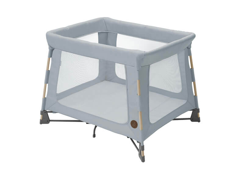 Lit de voyage pliable 3 en 1 swift : berceau, lit et parc gris foncé Maxi  Cosi