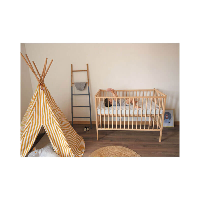 LIT REMI 60 x 120 Natuel Combelle Bambinou Ambiance