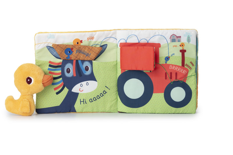 Livre d'activités Gaspard à la ferme Lilliputiens ouvert 1