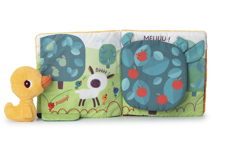 Livre d'activités Gaspard à la ferme Lilliputiens ouvert 3