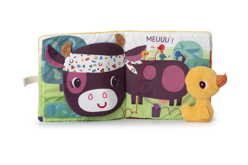 Livre d'activités Gaspard à la ferme Lilliputiens ouvert 4