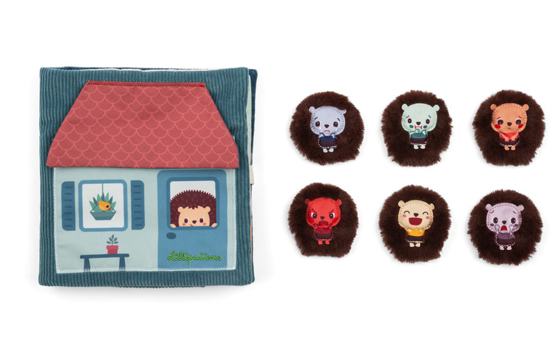 Livre d'apprentissage Emotions de Léon Lilliputiens éléments