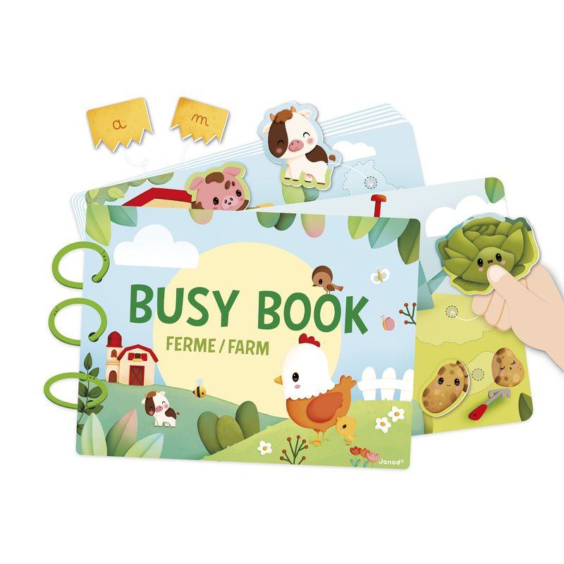Livre d'activités Busy Book Ferme JANOD livre