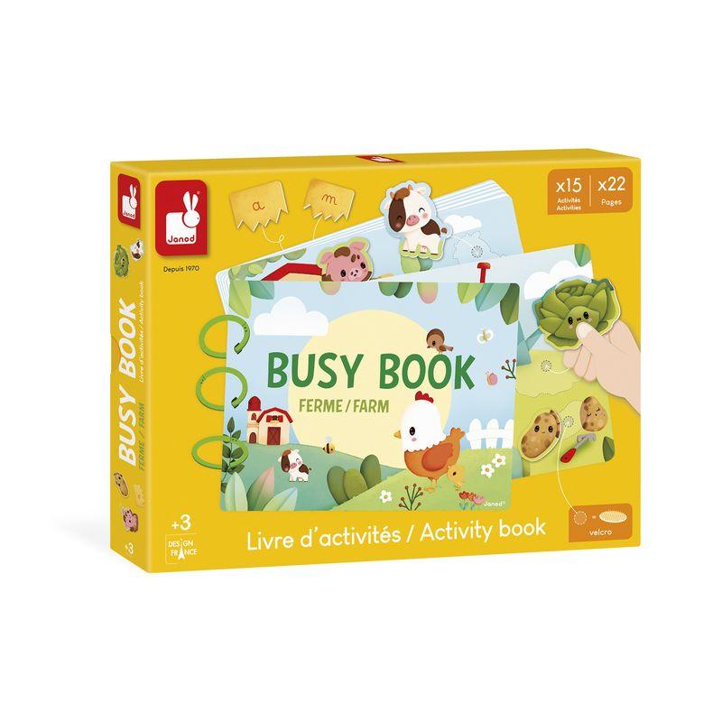 Livre d'activités Busy Book Ferme JANOD boite