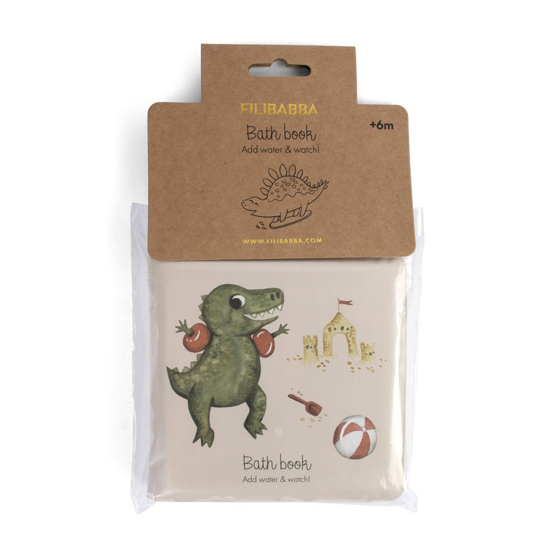 Livre de bain - Dino Beach Filibabba packaging 