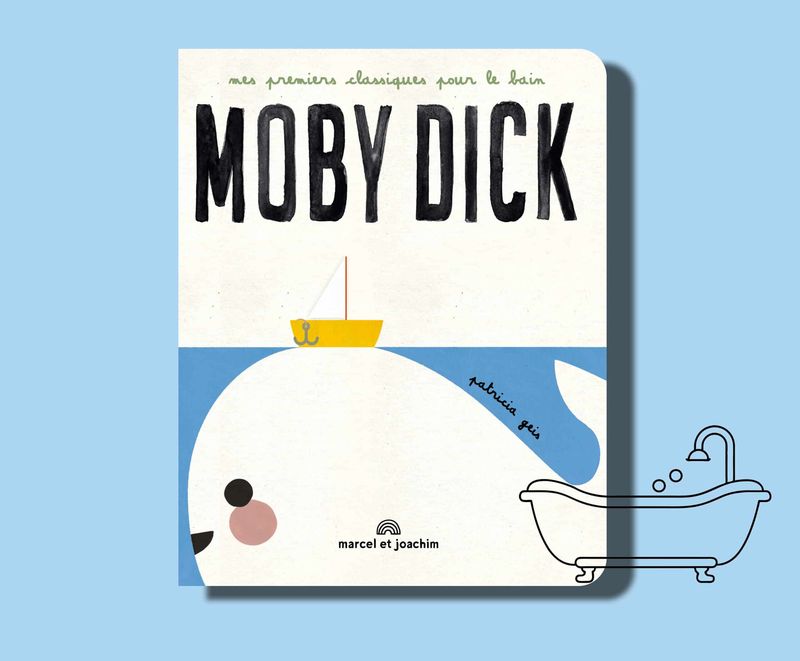 Livre de Bain Moby Dick Marcel & Joachim couverture