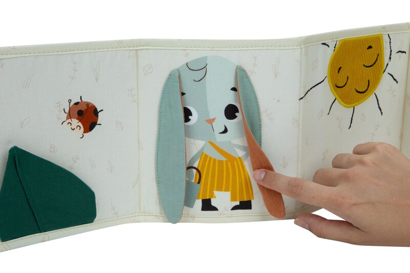 Livre double face - Garden of Adventures Tiny Love lapin